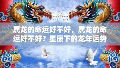 星辰下的龙年运势解析,属龙人的命运究竟如何?