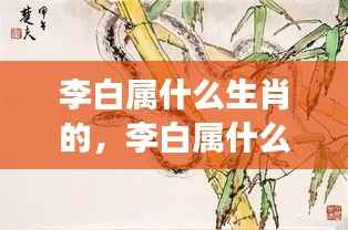 李白生肖之谜,揭秘背后的星座运势奥秘