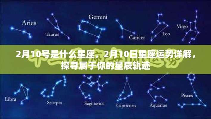 2月10日星座运势揭秘,探寻属于你的星辰轨迹及星座运势详解