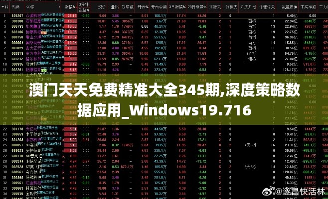 澳门天天免费精准大全345期,深度策略数据应用_Windows19.716