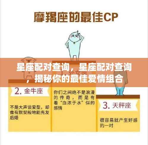 揭秘星座配对秘密,寻找你的最佳爱情组合!