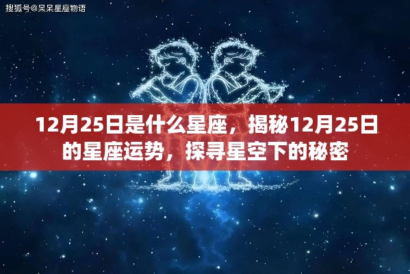揭秘星空秘密,12月25日的星座运势与探寻之旅