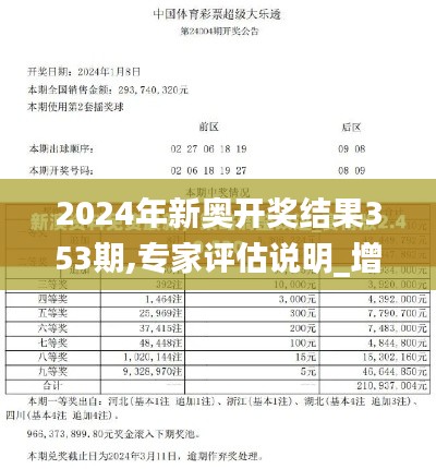 2024年新奥开奖结果353期,专家评估说明_增强版18.330