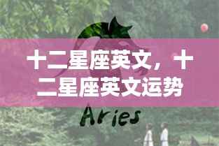揭秘十二星座英文与运势解析,探索星象背后的神秘力量
