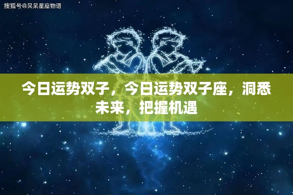 双子座今日运势大揭秘,洞悉未来,把握机遇的黄金时刻!
