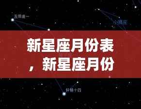 新星座月份表解读,探索星象背后的深层含义与意义