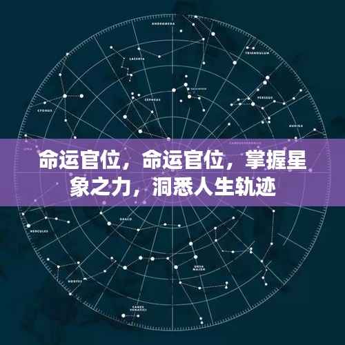 掌握星象之力,洞悉命运官位,引领人生轨迹