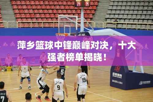 萍乡篮球中锋巅峰对决,十大强者榜单揭晓!