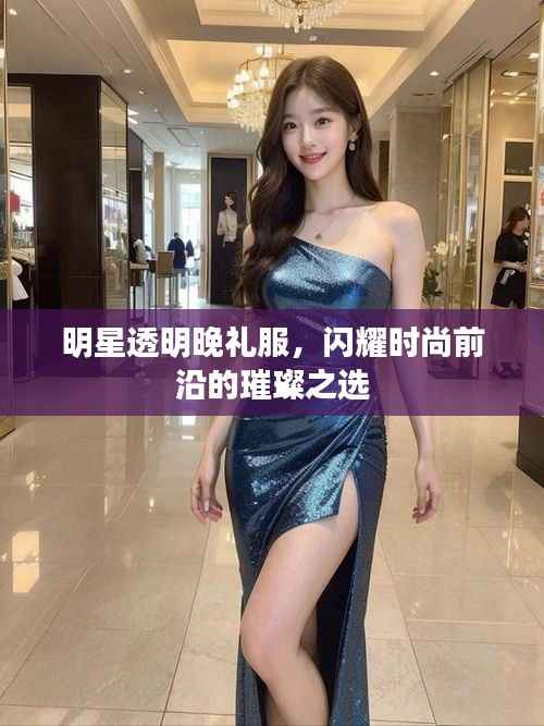 明星透明晚礼服,闪耀时尚前沿的璀璨之选