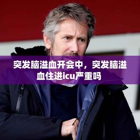 突发脑溢血开会中,突发脑溢血住进icu严重吗